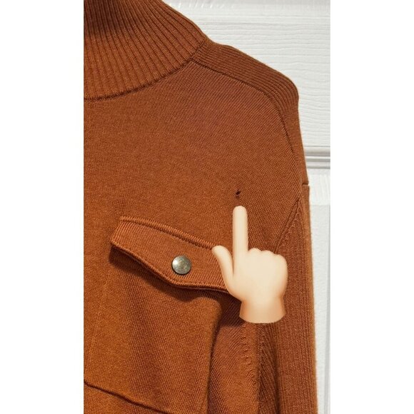 Banana Republic Mens Sz L Merino Wool Ribbed Pullover Sweater Academia Old Money - Picture 8 of 8